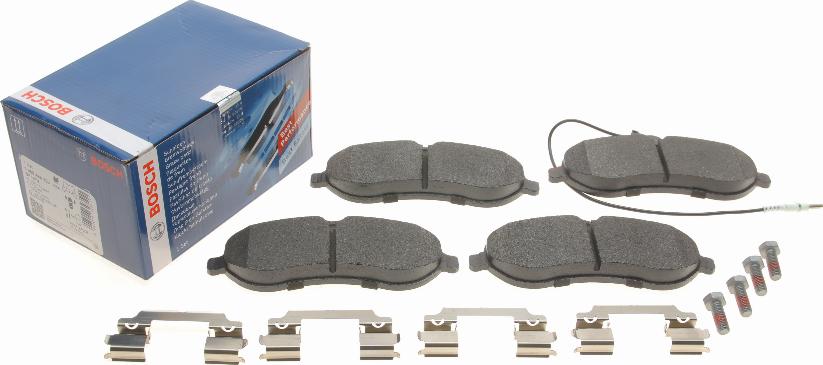 BOSCH 0 986 494 163 - Brake Pad Set, disc brake onlydrive.pro