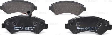 BOSCH 0 986 494 109 - Тормозные колодки, дисковые, комплект onlydrive.pro