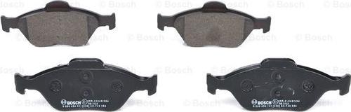 BOSCH 0 986 494 101 - Brake Pad Set, disc brake onlydrive.pro