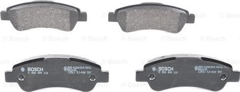 BOSCH 0 986 494 110 - Тормозные колодки, дисковые, комплект onlydrive.pro