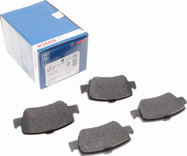 BOSCH 0 986 494 182 - Piduriklotsi komplekt,ketaspidur onlydrive.pro