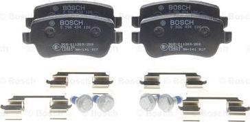 BOSCH 0 986 494 126 - Brake Pad Set, disc brake onlydrive.pro