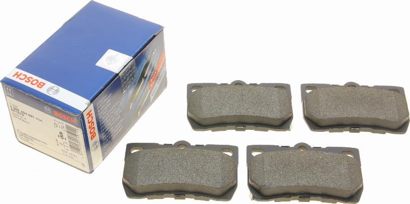 BOSCH 0 986 494 891 - Brake Pad Set, disc brake onlydrive.pro