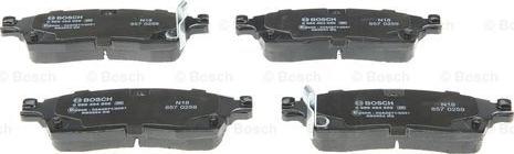 BOSCH 0 986 494 858 - Brake Pad Set, disc brake onlydrive.pro