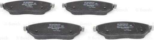 BOSCH 0 986 494 817 - Brake Pad Set, disc brake onlydrive.pro