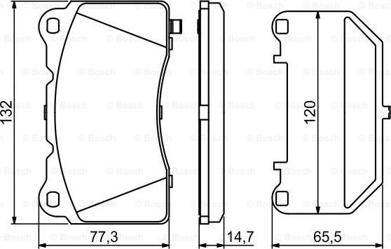 BOSCH 0 986 494 880 - Piduriklotsi komplekt,ketaspidur onlydrive.pro