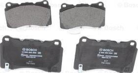 BOSCH 0 986 494 880 - Brake Pad Set, disc brake onlydrive.pro