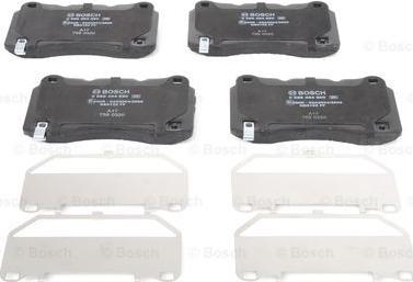 BOSCH 0 986 494 880 - Brake Pad Set, disc brake onlydrive.pro