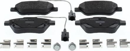 BOSCH 0 986 494 881 - Brake Pad Set, disc brake onlydrive.pro