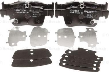 BOSCH 0 986 494 839 - Brake Pad Set, disc brake onlydrive.pro