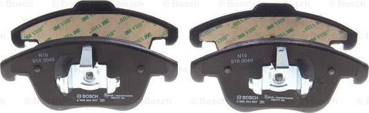 BOSCH 0 986 494 837 - Brake Pad Set, disc brake onlydrive.pro