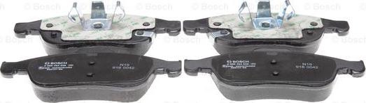 BOSCH 0 986 494 826 - Brake Pad Set, disc brake onlydrive.pro