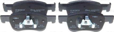 BOSCH 0 986 494 823 - Brake Pad Set, disc brake onlydrive.pro