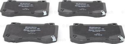 BOSCH 0 986 494 870 - Brake Pad Set, disc brake onlydrive.pro