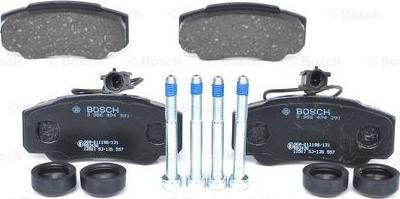 BOSCH 0 986 494 391 - Тормозные колодки, дисковые, комплект onlydrive.pro