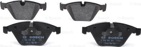 BOSCH 0 986 494 354 - Brake Pad Set, disc brake onlydrive.pro