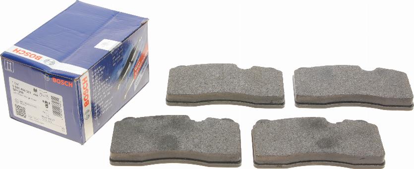 BOSCH 0 986 494 351 - Brake Pad Set, disc brake onlydrive.pro