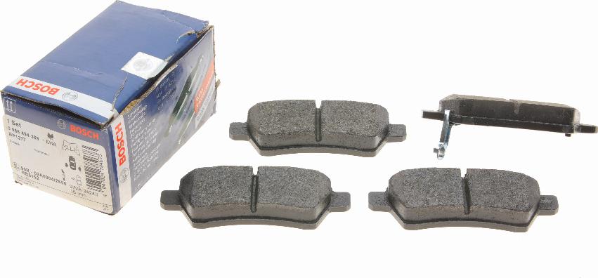 BOSCH 0 986 494 369 - Brake Pad Set, disc brake onlydrive.pro