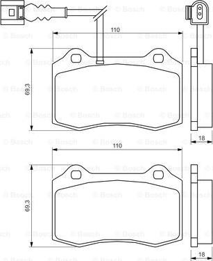 BOSCH 0 986 494 367 - Brake Pad Set, disc brake onlydrive.pro