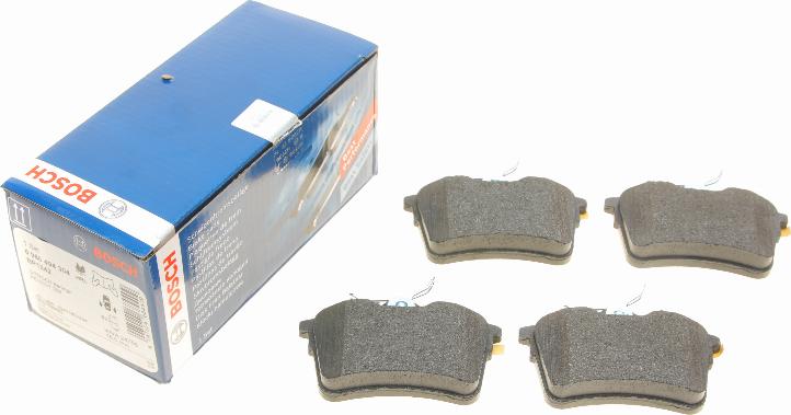 BOSCH 0 986 494 304 - Brake Pad Set, disc brake onlydrive.pro