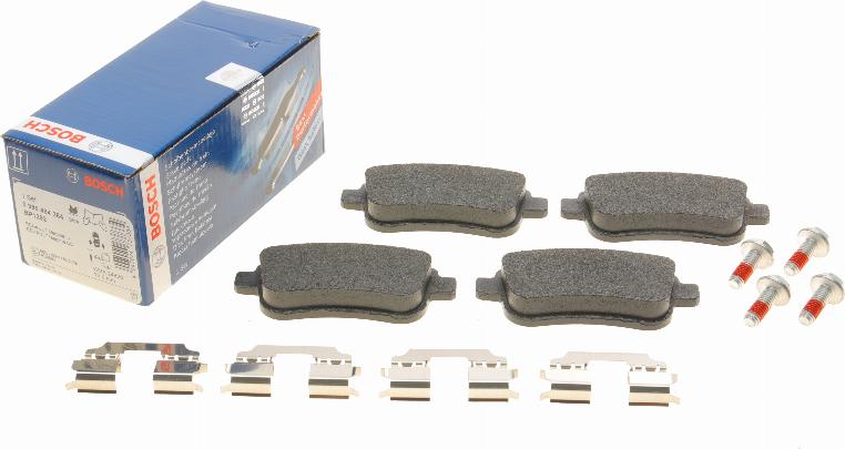 BOSCH 0 986 494 384 - Brake Pad Set, disc brake onlydrive.pro