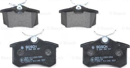 BOSCH 0 986 494 387 - Piduriklotsi komplekt,ketaspidur onlydrive.pro