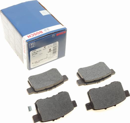 BOSCH 0 986 494 338 - Brake Pad Set, disc brake onlydrive.pro