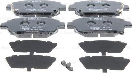 BOSCH 0 986 494 333 - Brake Pad Set, disc brake onlydrive.pro