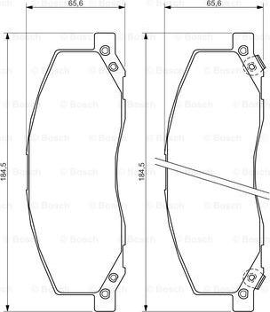 BOSCH 0 986 494 298 - Тормозные колодки, дисковые, комплект onlydrive.pro