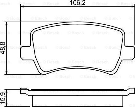 BOSCH 0 986 494 248 - Piduriklotsi komplekt,ketaspidur onlydrive.pro