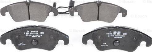 BOSCH 0 986 494 259 - Brake Pad Set, disc brake onlydrive.pro