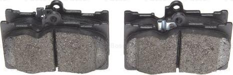 BOSCH 0 986 494 252 - Brake Pad Set, disc brake onlydrive.pro