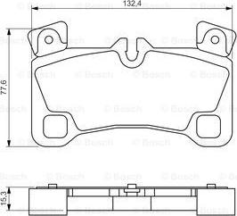 BOSCH 0 986 494 205 - Bremžu uzliku kompl., Disku bremzes onlydrive.pro