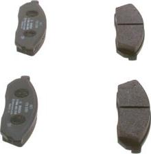 BOSCH 0 986 494 208 - Brake Pad Set, disc brake onlydrive.pro