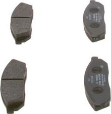 BOSCH 0 986 494 208 - Brake Pad Set, disc brake onlydrive.pro