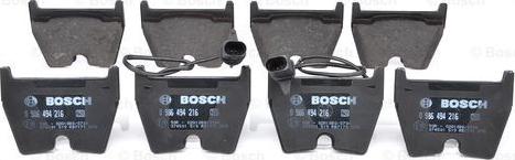 BOSCH 0 986 494 216 - Bremžu uzliku kompl., Disku bremzes onlydrive.pro