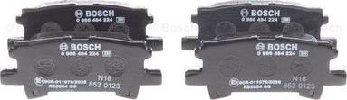 BOSCH 0 986 494 224 - Brake Pad Set, disc brake onlydrive.pro