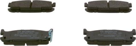 BOSCH 0 986 494 226 - Brake Pad Set, disc brake onlydrive.pro