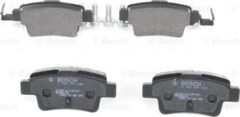 BOSCH 0 986 494 222 - Brake Pad Set, disc brake onlydrive.pro