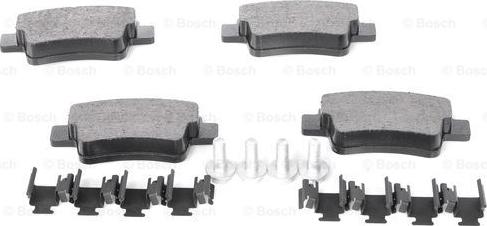 BOSCH 0 986 494 222 - Brake Pad Set, disc brake onlydrive.pro