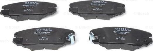 BOSCH 0 986 494 279 - Brake Pad Set, disc brake onlydrive.pro