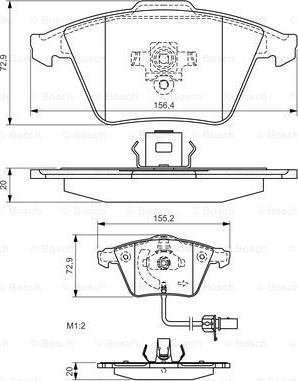 BOSCH 0 986 494 271 - Тормозные колодки, дисковые, комплект onlydrive.pro