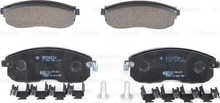 BOSCH 0 986 494 277 - Brake Pad Set, disc brake onlydrive.pro