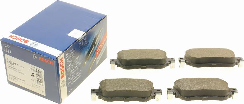 BOSCH 0 986 494 797 - Brake Pad Set, disc brake onlydrive.pro