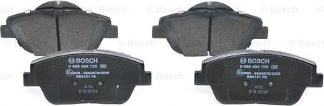 BOSCH 0 986 494 755 - Brake Pad Set, disc brake onlydrive.pro