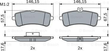 BOSCH 0 986 494 763 - Brake Pad Set, disc brake onlydrive.pro