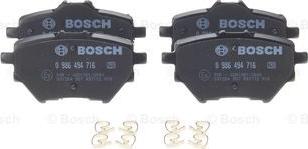 BOSCH 0 986 494 716 - Brake Pad Set, disc brake onlydrive.pro