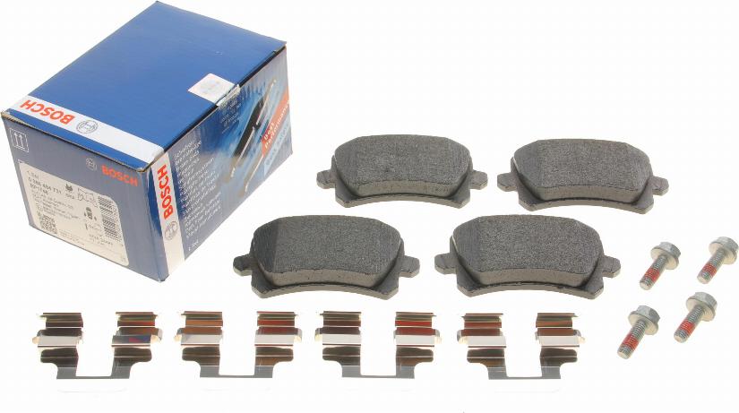 BOSCH 0 986 494 731 - Brake Pad Set, disc brake onlydrive.pro