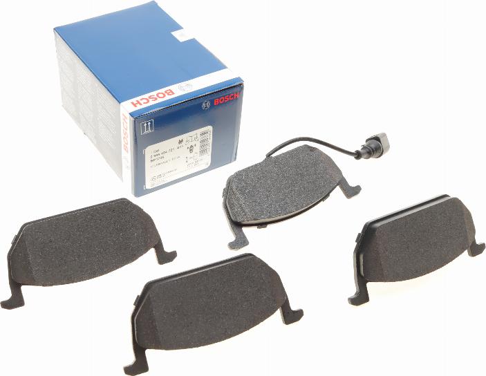 BOSCH 0 986 494 721 - Brake Pad Set, disc brake onlydrive.pro