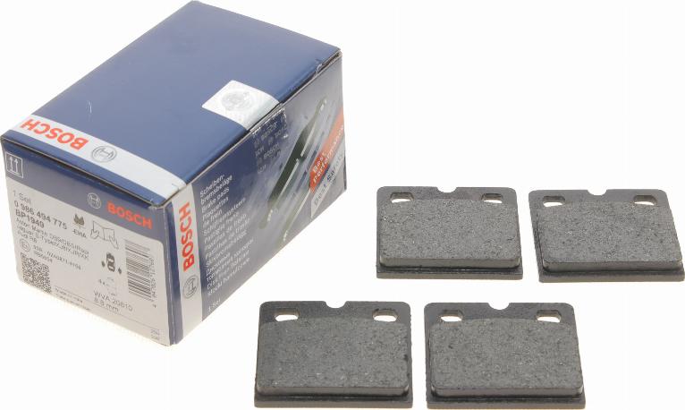 BOSCH 0 986 494 775 - Brake Pad Set, disc brake onlydrive.pro